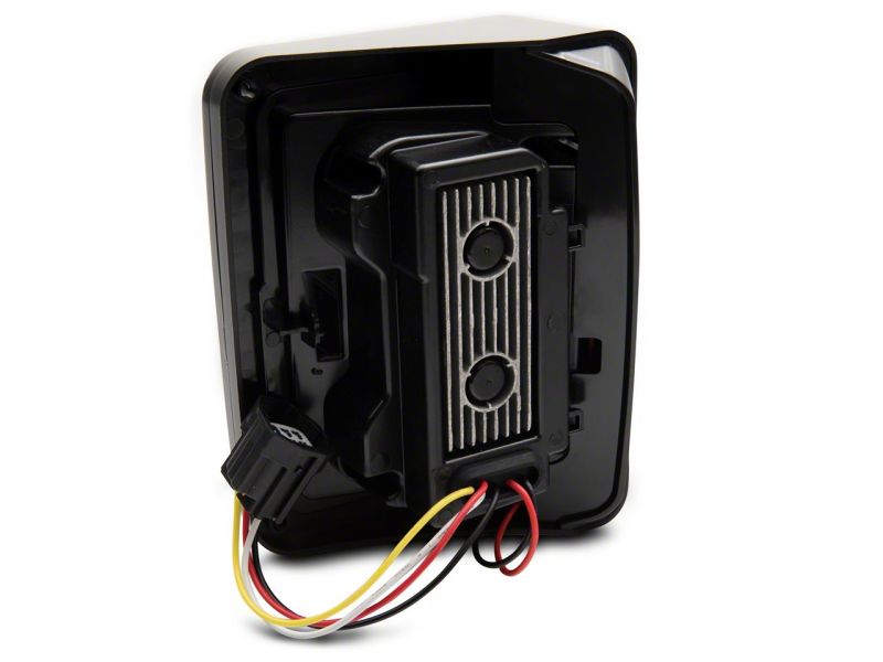 Raxiom 07-18 Jeep Wrangler JK Axial Series Lux LED Tail Lights- Blk Housing (Clear Lens) J141596 J141596 Photo - Close Up
