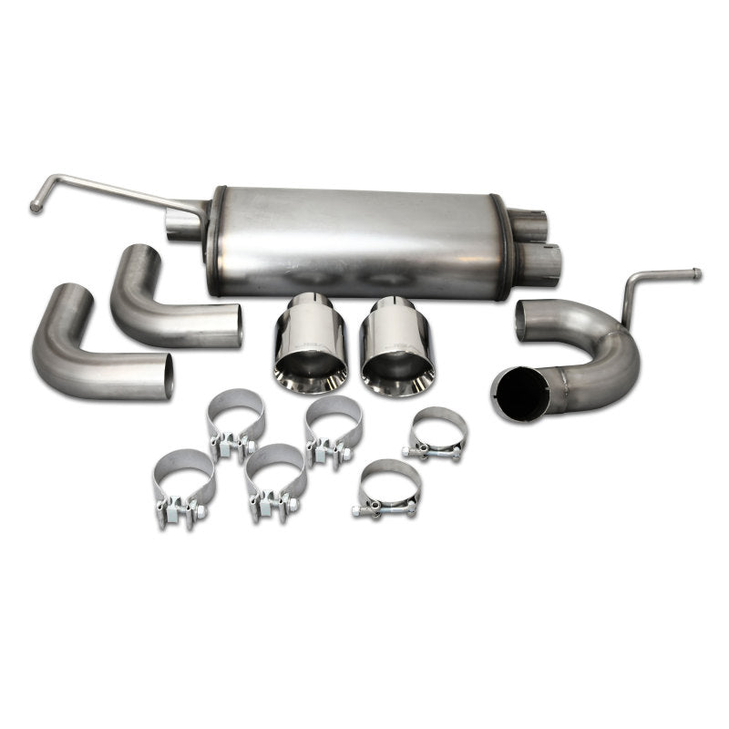 JBA 07-18 Jeep Wrangler JK 3.8L/3.6L 304SS Dual Rear Exit Axle Back Exhaust 30-1545 30-1545 Photo - Primary