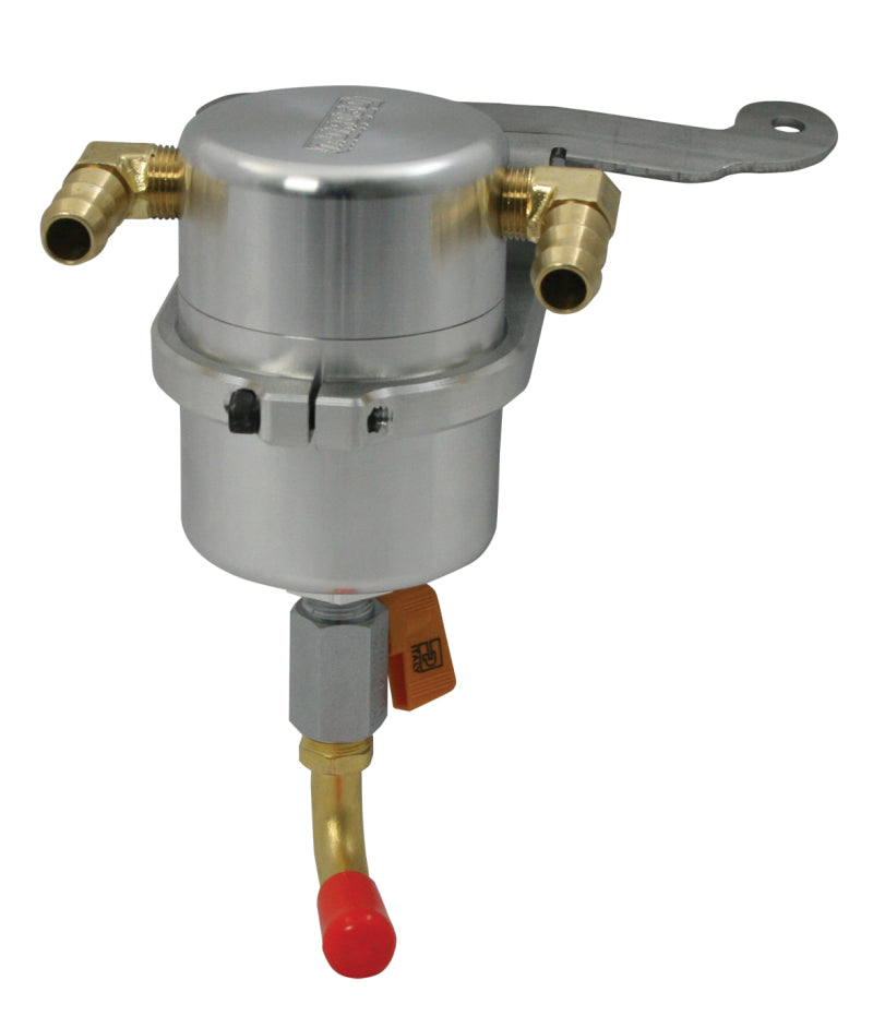 Moroso 11-14 Ford Mustang V6 Air/Oil Separator Catch Can - Billet Aluminum 85498 85498 Photo - Primary