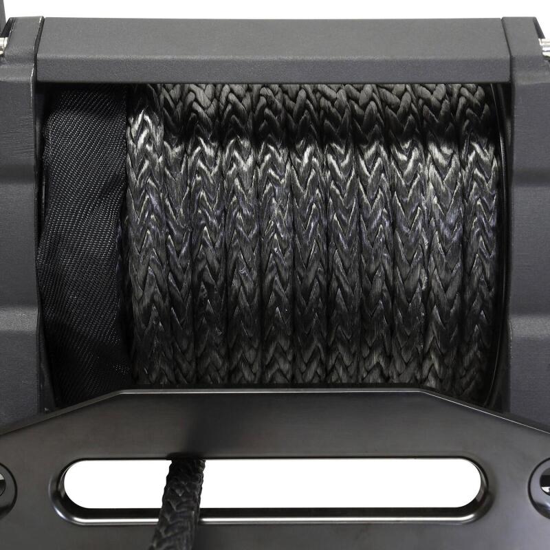 Superwinch 18000 LBS 12V DC 33/64in x 79 ft Synthetic Rope Tiger Shark 18000SR Winch 1518001 1518001 Photo - Close Up