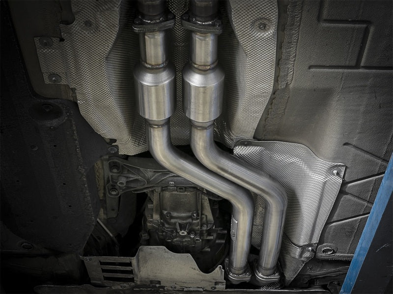 aFe Direct Fit Catalytic Converter BMW Z4 M Coupe (S54) 06-08 L6-3.2L 47-46303 Photo - Mounted