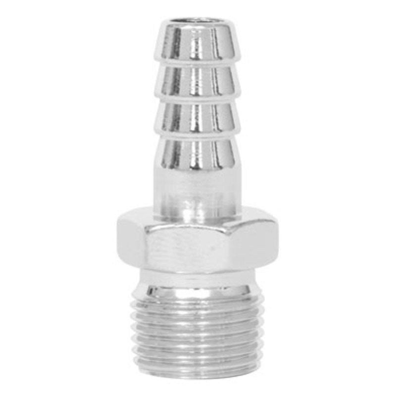 Spectre Fuel Fitting 3/8in. Hose Barb NPT Threads - Chrome 5945 5945 Photo - lifestyle view