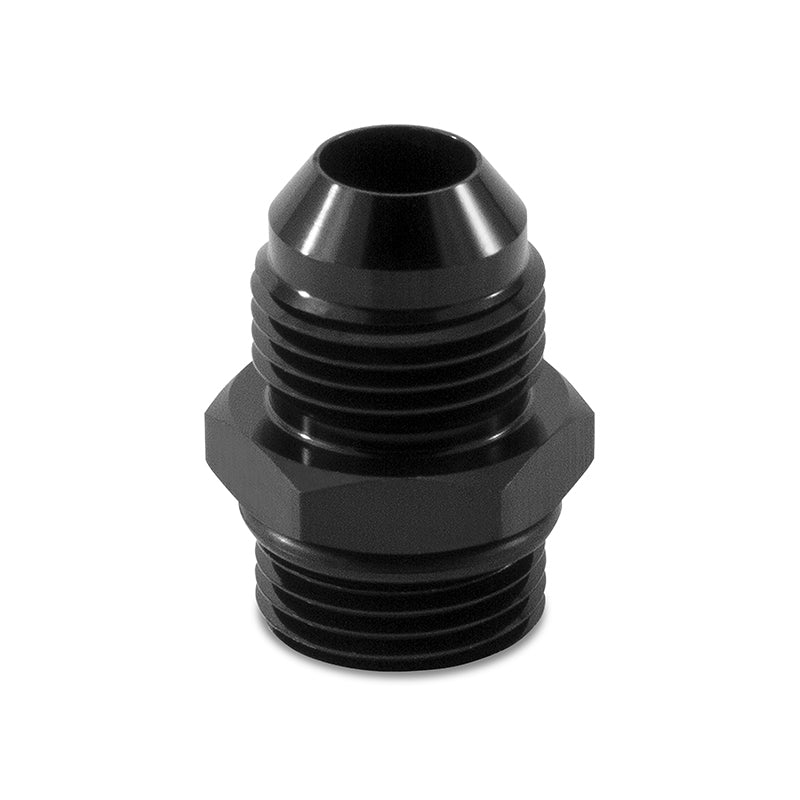 Mishimoto -8ORB to -8AN Aluminum Fitting - Black MMFT-8ORB-8BK Photo - Primary