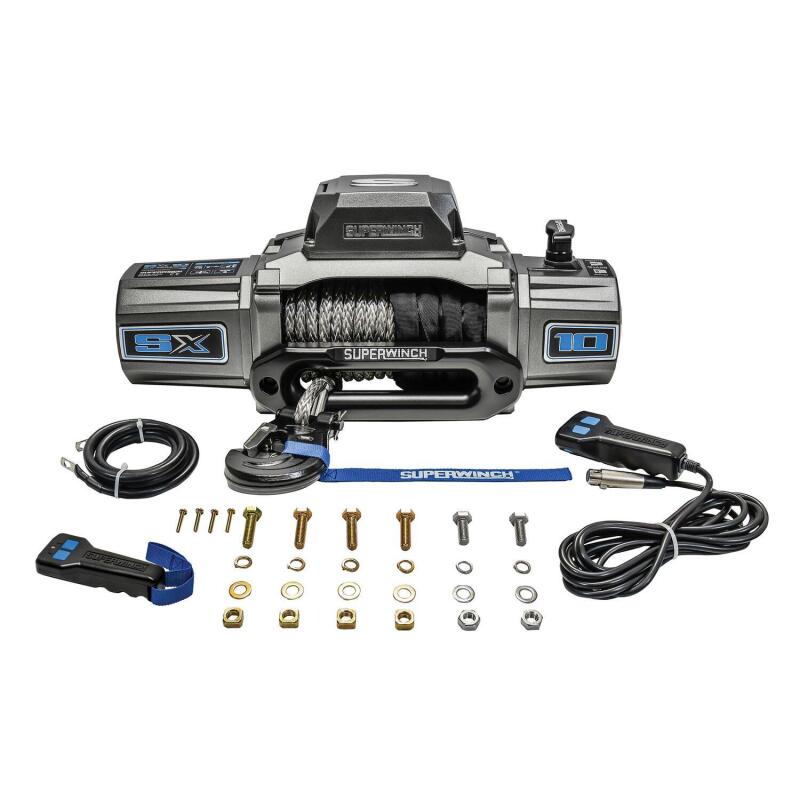 Superwinch 10000 LBS 12 VDC 3/8in x 80ft Synthetic Rope SX 10000 Winch 1710201 1710201 Photo - Close Up