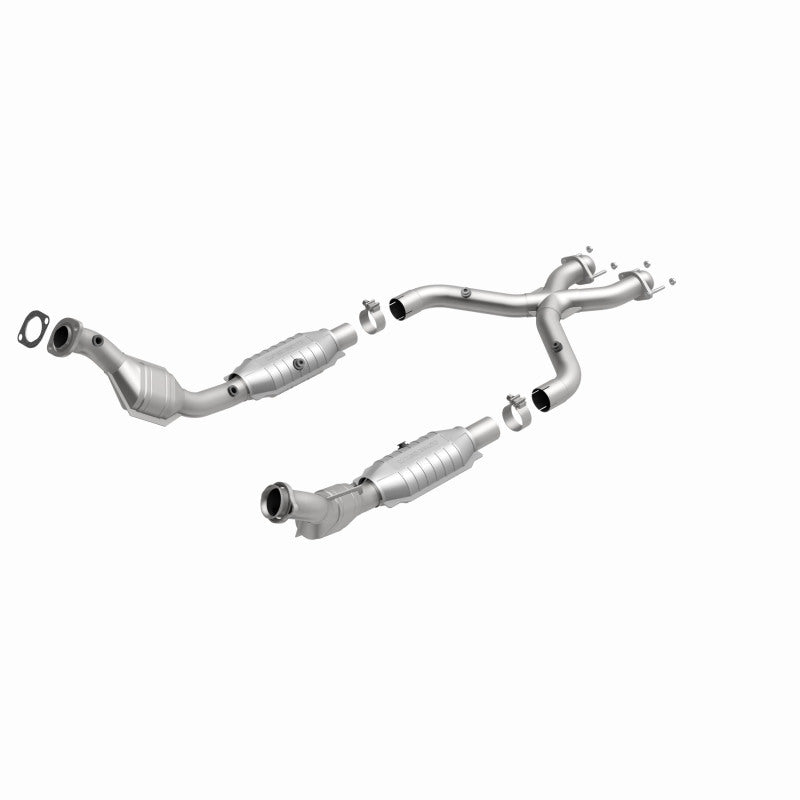 MagnaFlow Ford Mustang HM Grade Federal / EPA Compliant Direct-Fit Catalytic Converter 93671 360 Degree Image Set