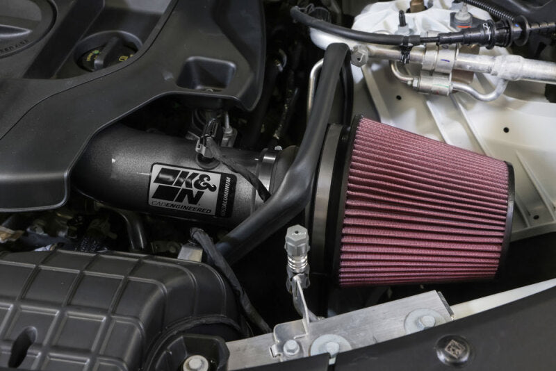K&N Engineering K&N 22-24 Jeep Grand Cherokee L/WL 3.6L V6 Performance Air Intake System 77-1587KC 77-1587KC Photo - Mounted