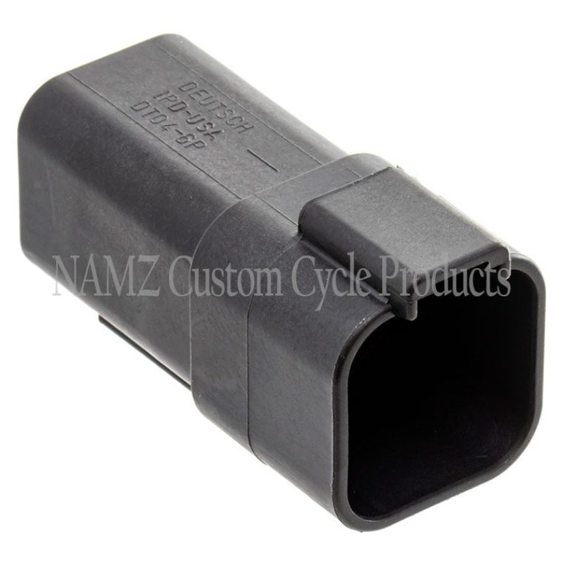 NAMZ Deutsch DT Series 6-Wire Receptacle & Wedgelock - Black (Repl. HD 72106-94BK) DR-6B DR-6B Photo - Primary