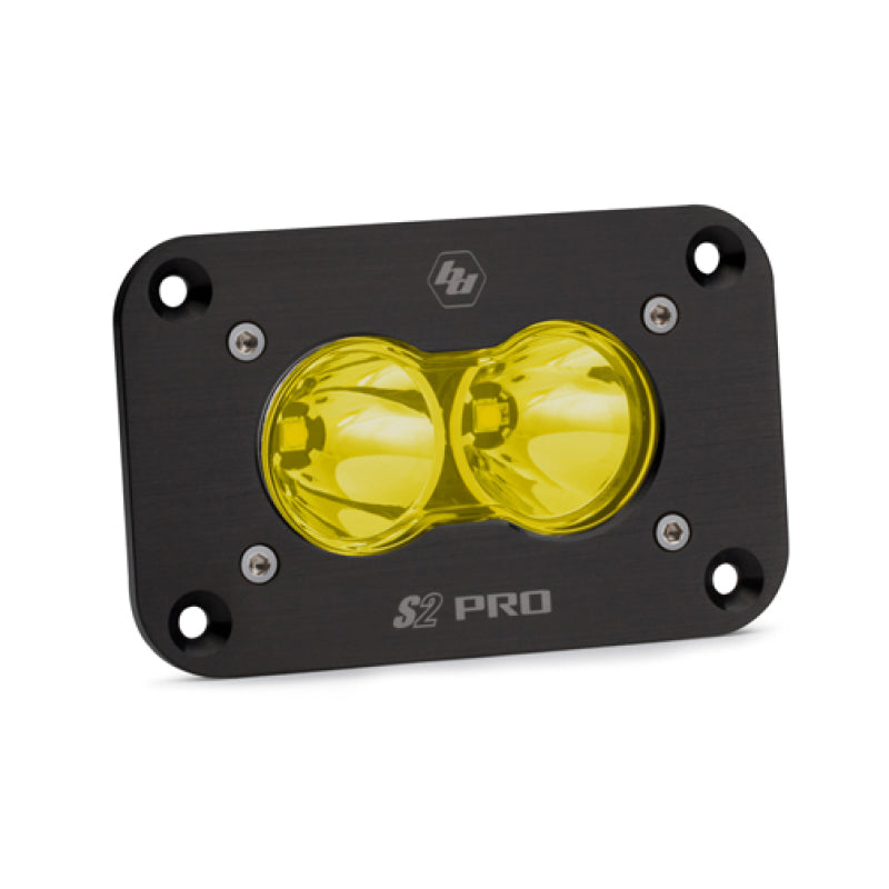 Baja Designs S2 Pro Flush Mount Spot Pattern LED Work Light - Amber 481011 481011 Photo - Primary