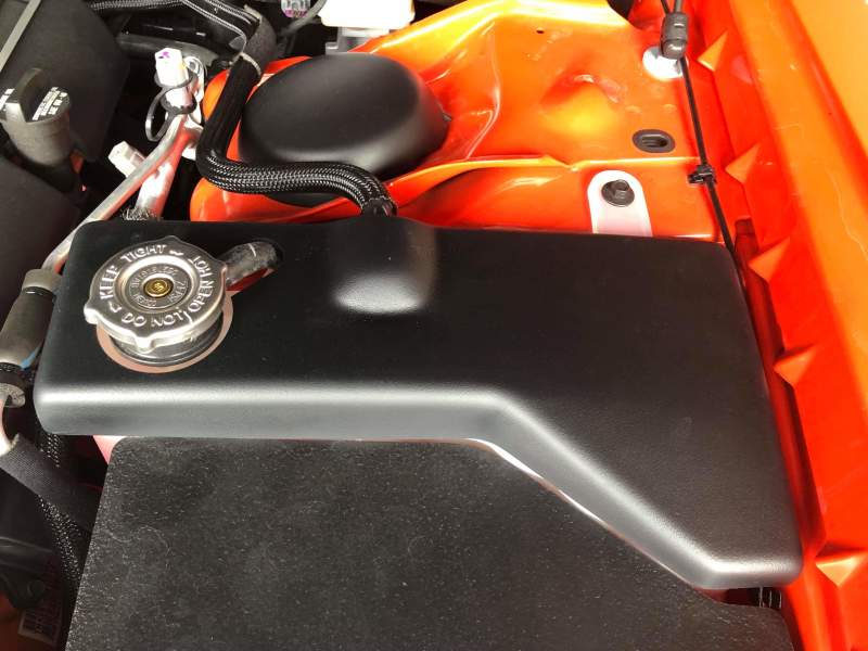 JLT 11-19 Dodge Charger/Challenger Black Textured Coolant Tank Cover JLTCTC-DCC11 JLTCTC-DCC11 Photo - Primary