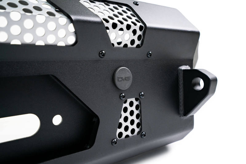 DV8 Offroad 2021+ Ford Bronco Front Bumper Winch Capable w/ Optional Bull Bar/Aux Light Opening FBBR-01 FBBR-01 Photo - Close Up