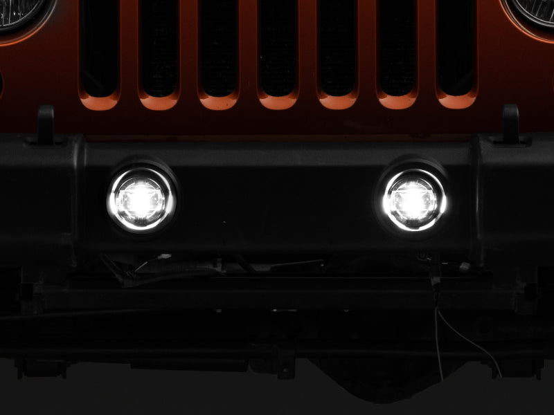 Raxiom 10-22 Jeep Wrangler JK/JL Axial Series LED Fog Lights J127018 J127018 Photo - Close Up