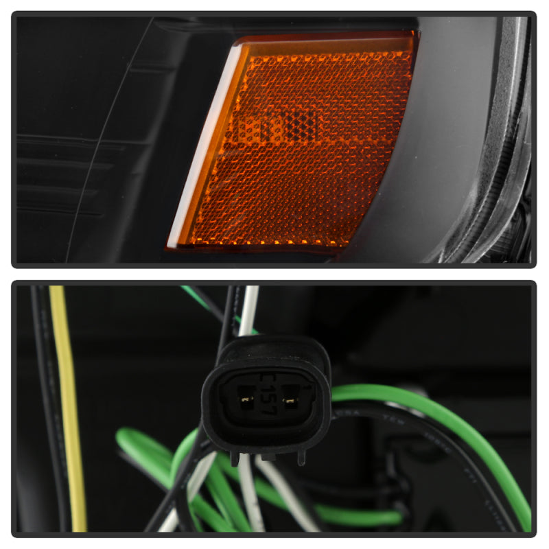 SPYDER 14-20 Toyota 4Runner Projector Headlights w/Seq. LED Turn Sig. LED White Light Bar Park Light 5088154 5088154 User 4