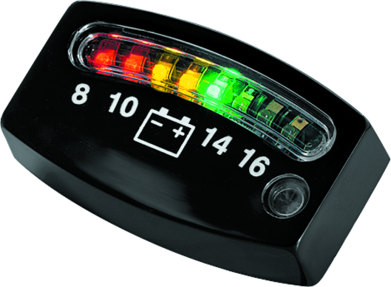 Kuryakyn Black Led Battery Gauge 4218 4218 Photo - Primary