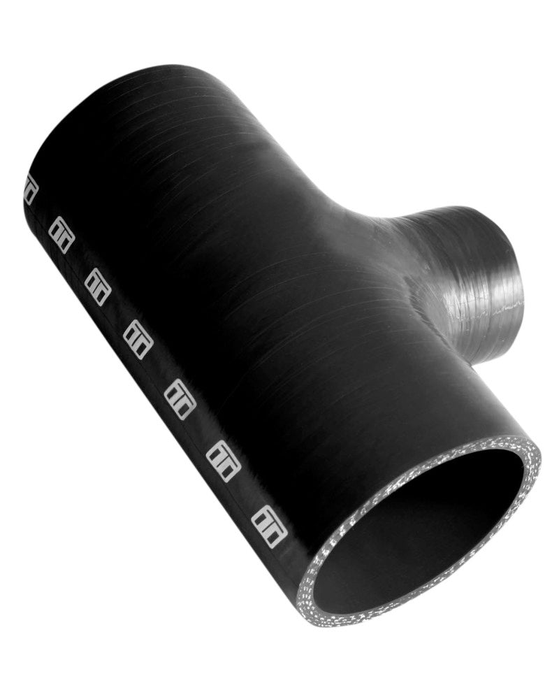 Turbosmart Hose Tee 3.00" ID 1.5" spout TS-HT300150-BK Photo - Primary