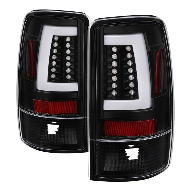Spyder 00-06 GMC Yukon/Yukon XL V2 Light Bar LED Tail Lights - Black (ALT-YD-CD00V2-LBLED-BK) 5084149 5084149 Photo - Primary