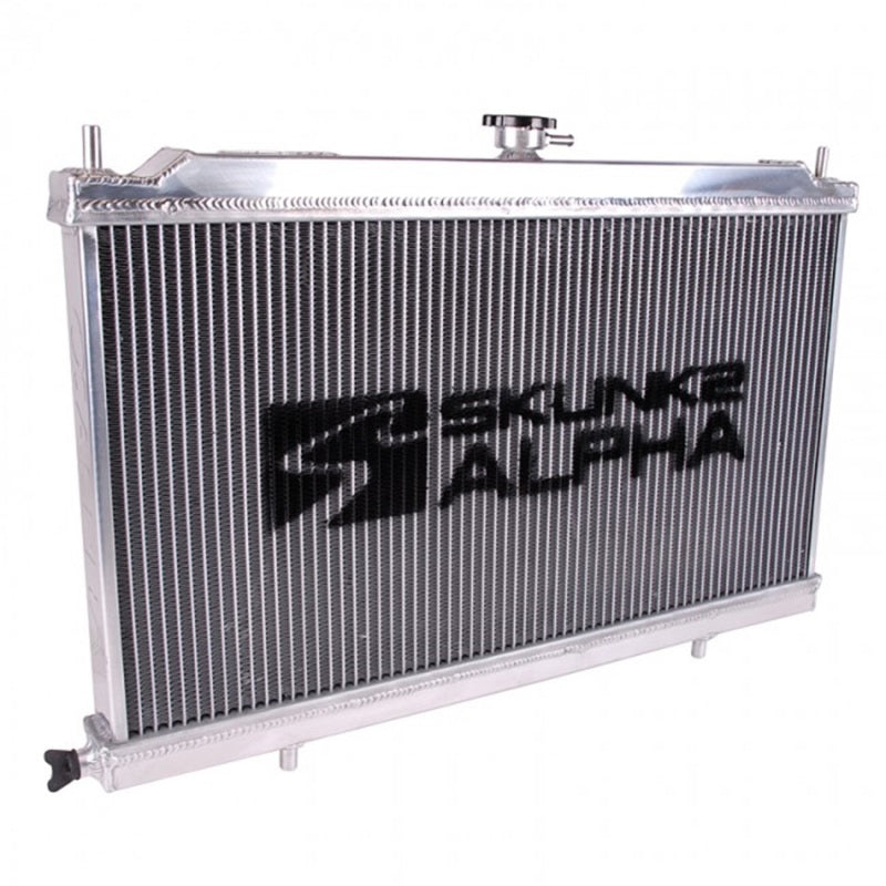 Skunk2 Alpha Series Radiator 88-91 Honda CRX/Civic (Full Size) (Dual Core) 349-05-1500 Photo - Primary