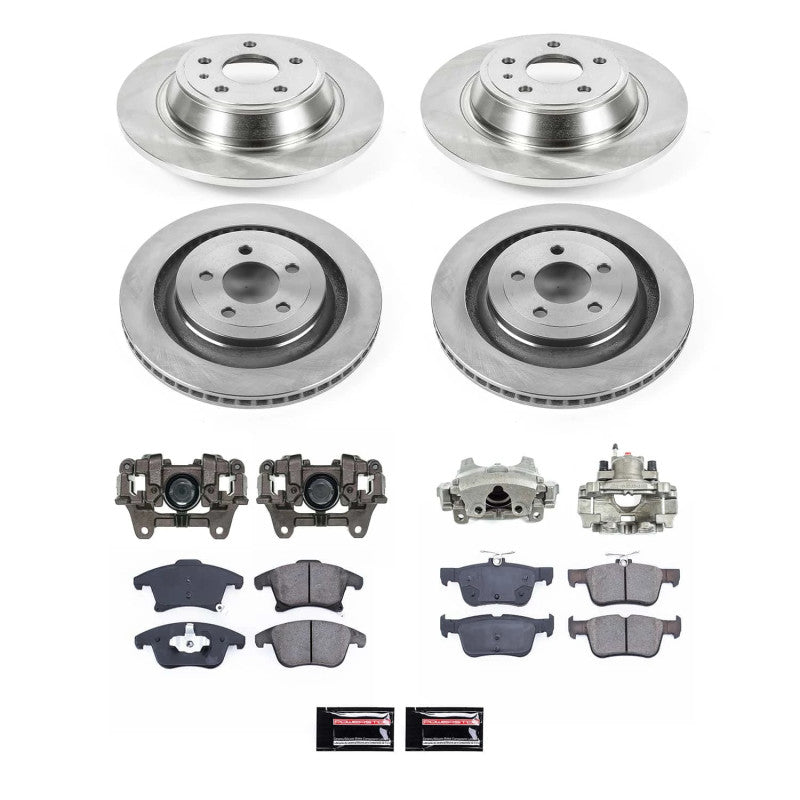 PowerStop Power Stop 13-16 Ford Fusion Rear Autospecialty Kit w/Calipers KCOE6817B KCOE6817B Photo - Primary