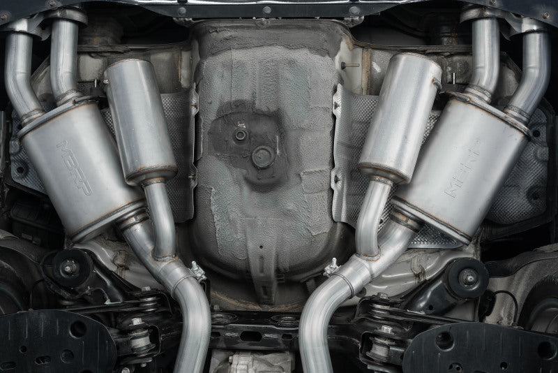 MBRP 2018+ Kia Stinger 3.3L RWD/AWD 2.5in Cat Back Dual Rear Exit w/o Tips S4704304 S4704304 Photo - Close Up