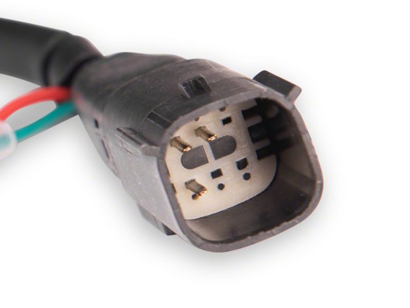 Raxiom 18-23 Jeep Wrangler JL Axial Series 9-In LED Angel Eye Headlights- Blk Housing (Clear Lens) J167045 J167045 Photo - Close Up