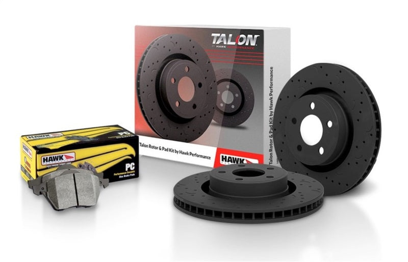 Hawk Performance Brake Rotors - Slot Drilled HKC4896.712Z HKC4896.712Z Photo - Mounted