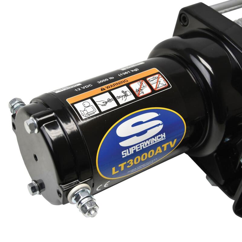 Superwinch 3000 LBS 12 VDC 3/16in x 50ft Steel Rope LT3000 Winch 1130220 1130220 Photo - Close Up
