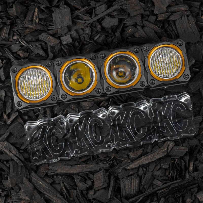 KC HiLiTES FLEX ERA LED Light Bar 10in. Light Shield - Clear (SHIELD ONLY) 5332 5332 Photo - lifestyle view