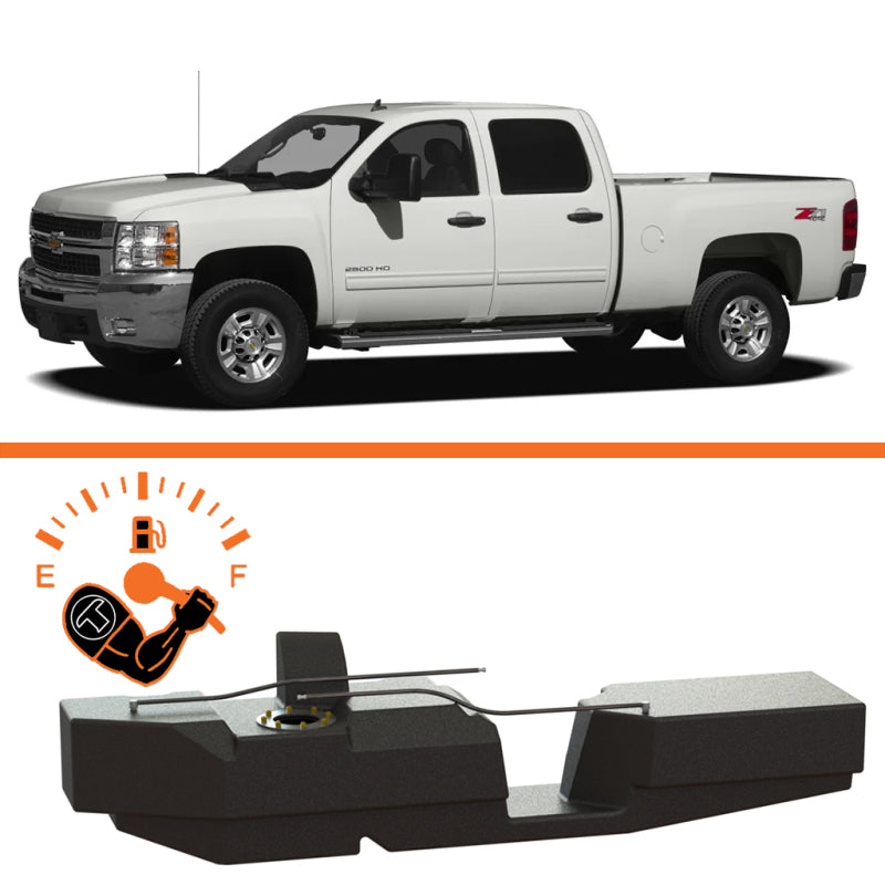 Titan Fuel Tanks 01-10 GM 2500/300 52 Gal. Extra HD Cross-Linked PE XXL Mid-Ship Tank - Crew Cab SB 7010201 7010201 User 1
