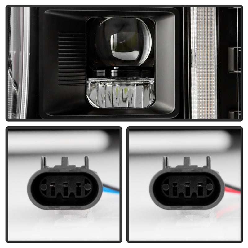 SPYDER Apex 20-22 Ford F250/F350 (Halogen) High-Power LED Headlights - Black PRO-YD-FS20HALAP-SEQ-BK 5088635 5088635 User 3