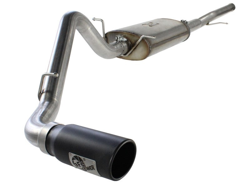 aFe MACH Force-Xp 3in Stainless Steel Cat-Back Exhaust System w/Black Tip: 49-44038-B Photo - Primary