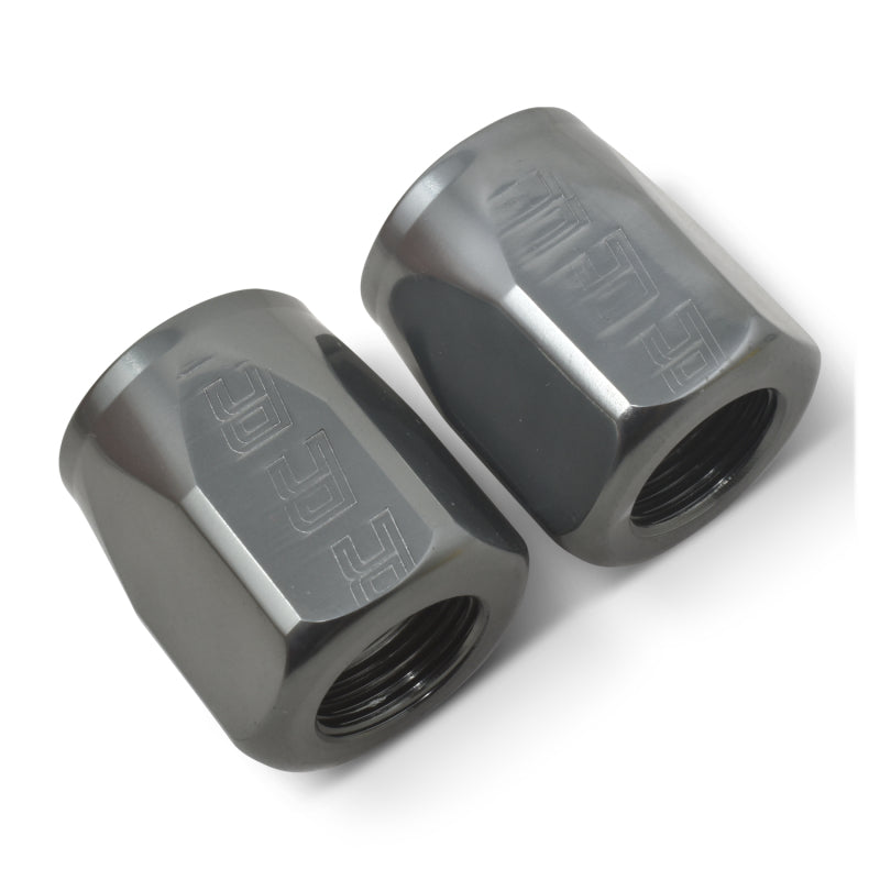 Russell Hose End Socket -10 AN Polished & Gray Anodized (2 Pack) 615541 615541 Photo - out of package