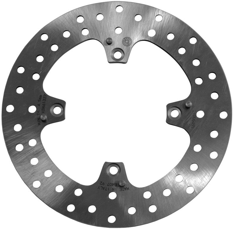 Brembo OE 13-15 Ducati Hyperstrada 821CC/13-15 Hypermotard 821CC 245x5mm Brake Disc - Rear Fixed 68B40792 68B40792 User 1