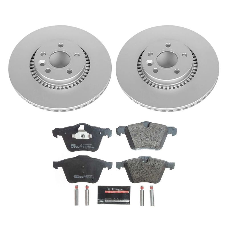 Power Stop 15-18 Volvo S60 Front Euro-Stop Brake Kit ESK4698A ESK4698A Photo - Primary