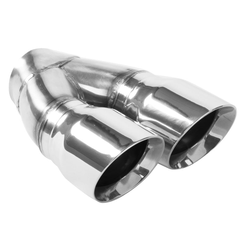 Magnaflow Double Wall 3in Dual Round Polished Tip 2.25in Inlet 35226 35226 Photo - Primary