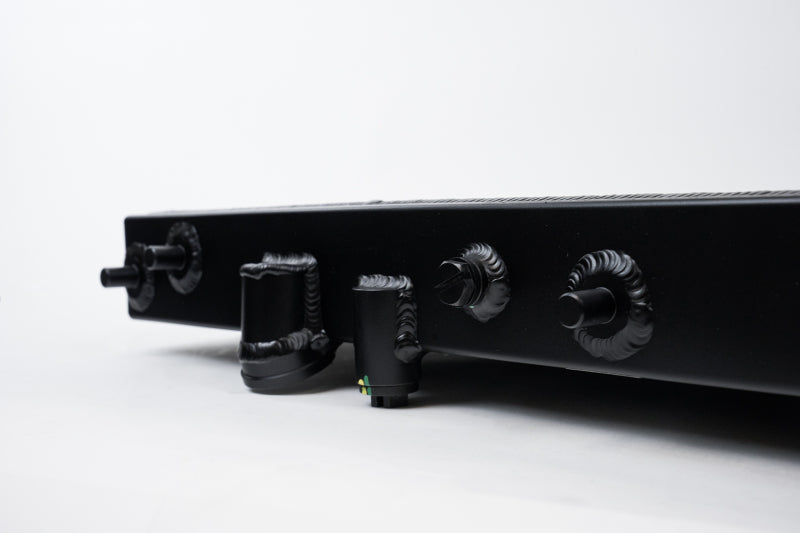 CSF 92-00 Honda Civic w/K-Swap V3 Radiator - Black Finish 2850KB 2850KB Photo - Close Up