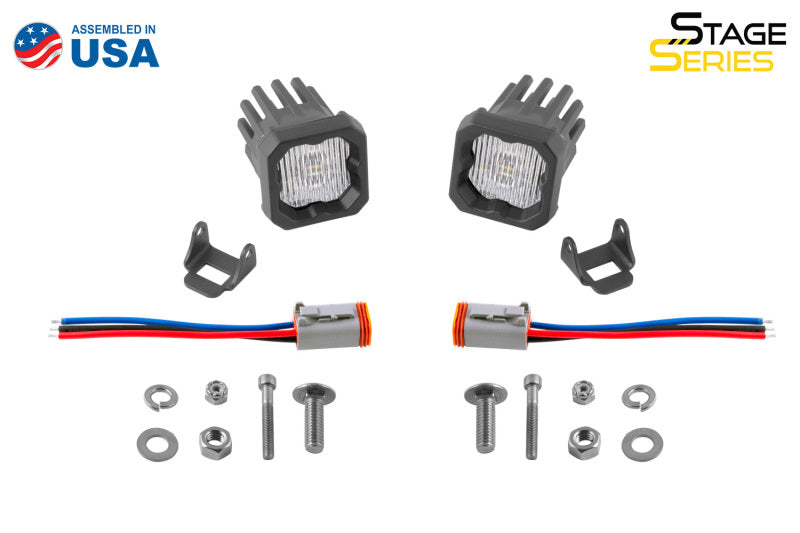 Diode Dynamics Stage Series C1 LED Pod - White SAE Fog Standard ABL (Pair) DD6847P DD6847P User 3