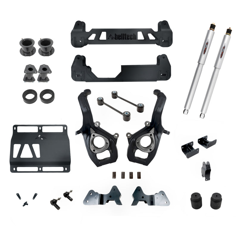 Belltech 2019+ Dodge Ram 1500 2WD (NonClassic) 7in. Lift Kit w/ Shocks 153713BK 153713BK Photo - Primary