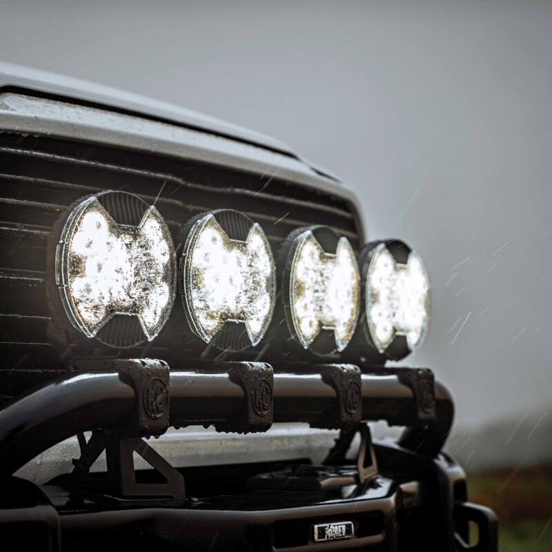 KC HiLiTES SlimLite 8in. LED Light Shield (Shield Only) - Clear 5207 5207 Photo - lifestyle view