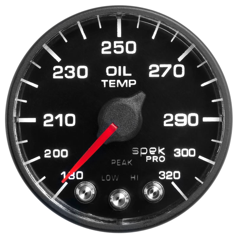 Autometer Spek-Pro - Nascar 2-1/16in Oil Temp 180- 320F Bfb Ecu P553328-N1 P553328-N1 User 1