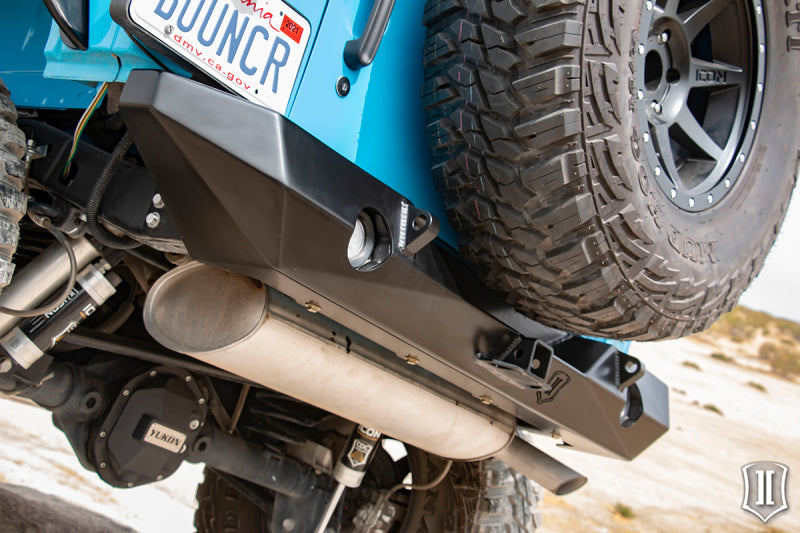 ICON 07-18 Jeep Wrangler JK Pro Series 2 Rear Bumper w/Hitch/Tabs 25218 25218 Photo - Mounted