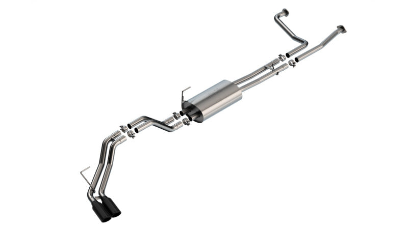 Borla 16-24 Nissan Titan XD S-Type Cat Back Exhaust - Black Chrome 140946BC 140946BC Photo - Primary