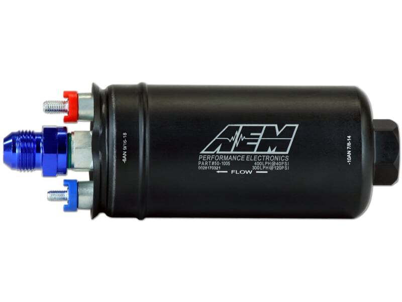 AEM Electronics 380lph Inline High Flow Fuel Pump 50-1005 Photo - out of package