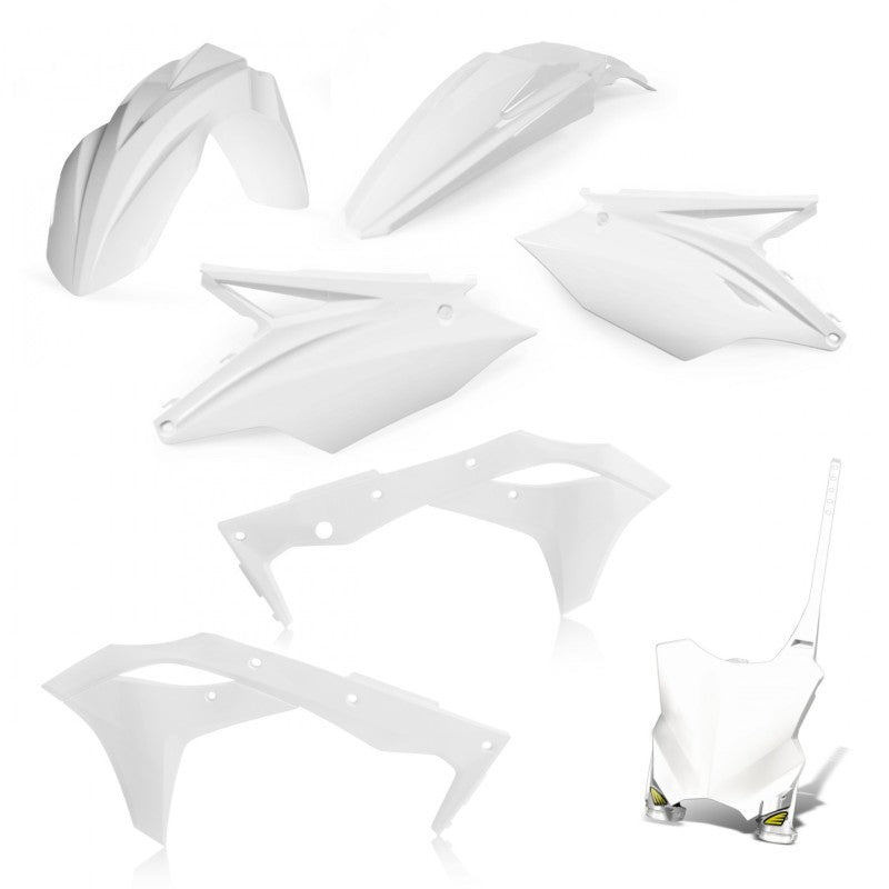 Cycra 17-20 Kawasaki KX250F 5-pc Replica Body Kit White 1CYC-9419-42 1CYC-9419-42 Photo - Primary