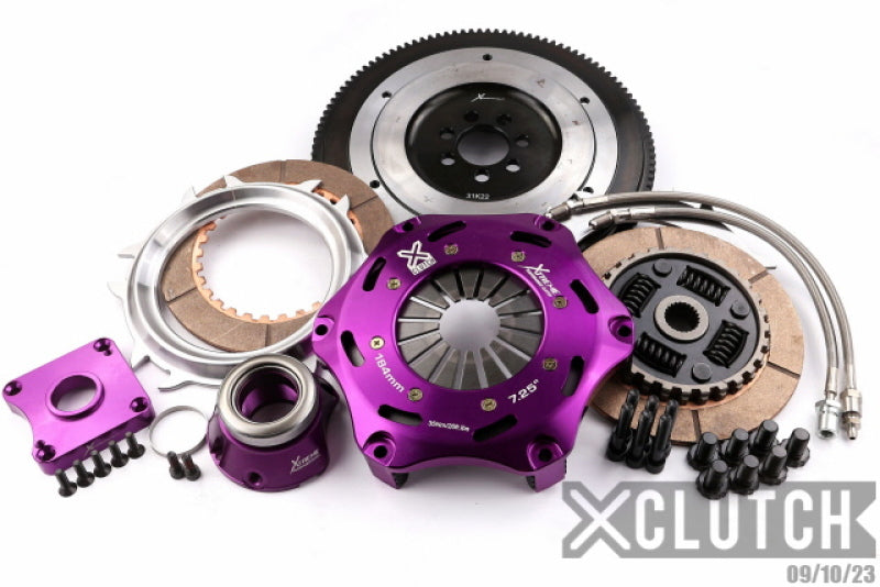 XCLUTCH 07-17 Mitsubishi Lancer EVO X 2.0L 7.25in Twin Sprung Ceramic Clutch Kit XKMI18683-2B XKMI18683-2B Photo - Primary