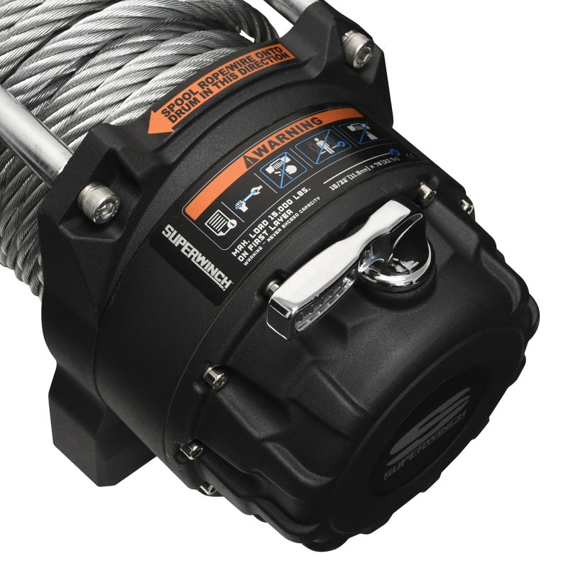 Superwinch 15000lb Winch 7/16in x 82ft Wire Roller Fairlea SUP1515000 1515000 Photo - Unmounted