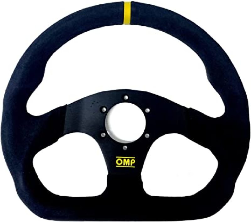 OMP Superquadro Steering Wheel - Small Spokes - Suede (Black) OD0-1990-071 OD0-1990-071 Photo - Primary