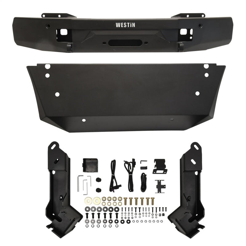 Westin 19-23 Mercedes-Benz Sprinter Pro-Series Mid Width Front Bumper - Textured Black 58-311295 58-311295 Photo - Unmounted