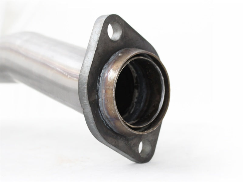 aFe Twisted Steel Y-Pipe 2in to 2-1/2in Stainless Steel Exhaust System: Je 48-46208 Photo - Unmounted