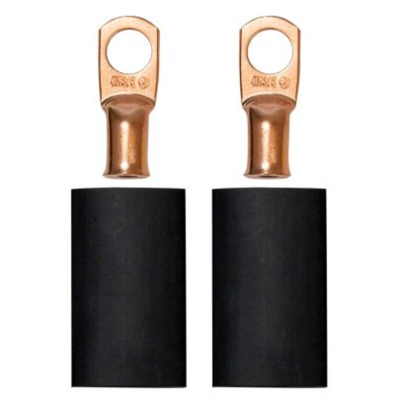 Moroso 3/8in Dia Stud 4 GA Wire Crimp/Solder Battery Cable Terminal Kit (2 Pack) 74167 74167 User 1