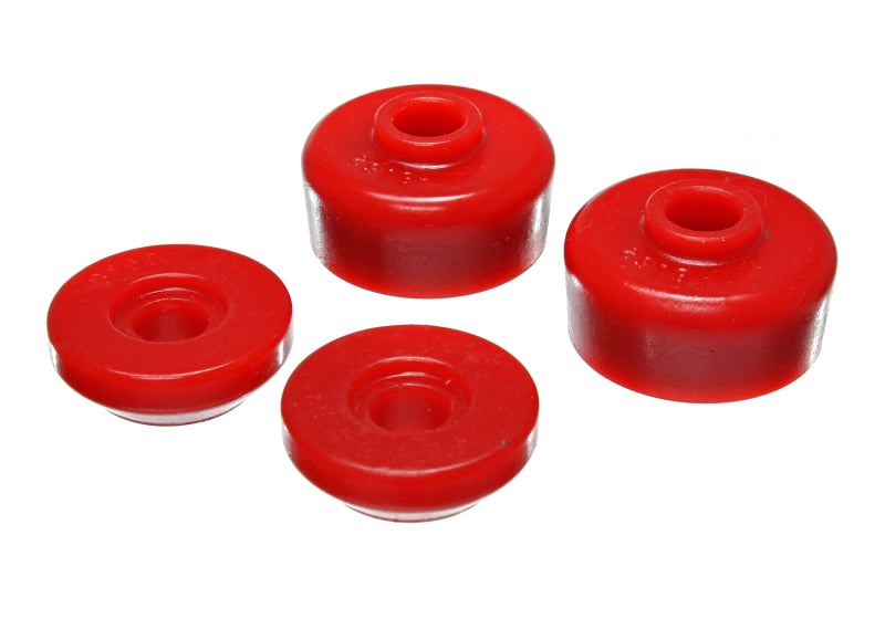 Energy Suspension Shock Upper/Lower Bushing Set Red Mitsubishi Eclipse All 1995-1999 5.8104R Photo - Primary