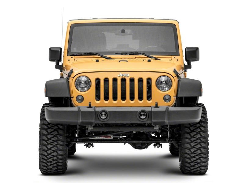 Raxiom 07-18 Jeep Wrangler JK 18-23 Jeep Wrangler JL Axial Series Nighthawk LED Fog Lights J141597 J141597 Photo - Close Up